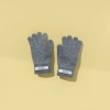 Grey knitted gloves for warm and anti-slip women in autumn and winter Application Scenario